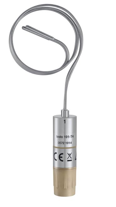 testo 191-T4 HACCP - 温度数据记录仪配备两个可弯曲柔性探头