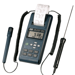 泰仕TES-1362列表式温湿度计（带打印）|TES1362温湿度表