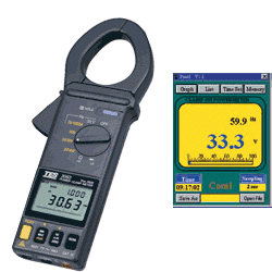德阳泰仕TES-3063交流直流功率钳形表|TES3063钳表