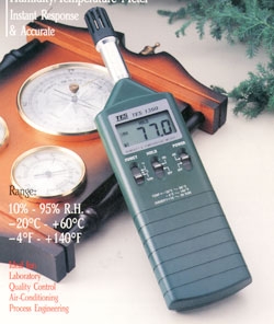 宜宾泰仕TES-1360A记忆式温湿度计|TES1360A温湿度测试仪